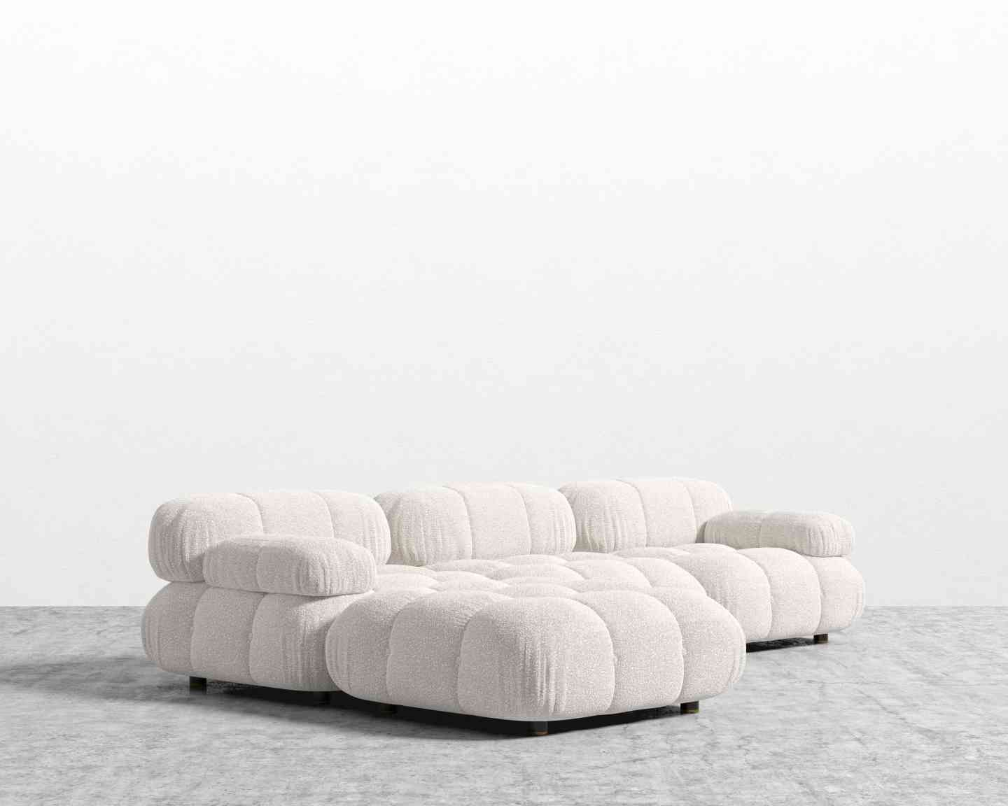 Maven Chaise Lounge Pearl White