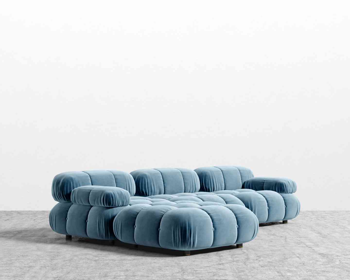 Maven Chaise Lounge Jeans Blue