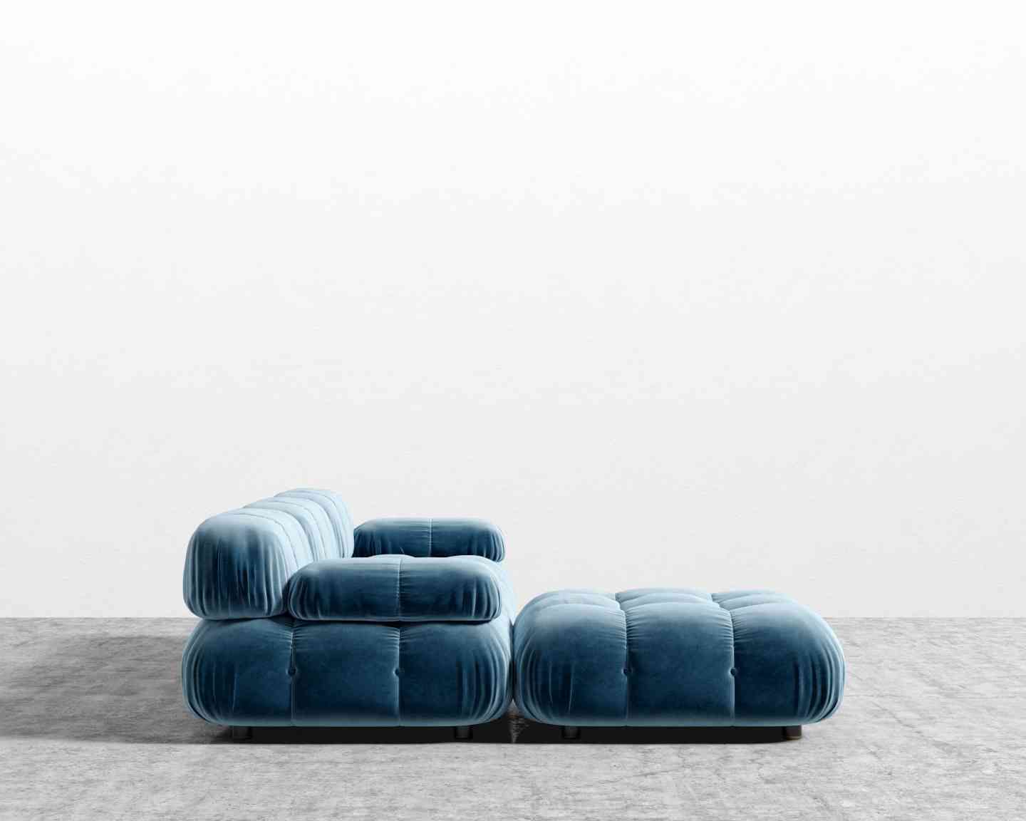 Maven Chaise Lounge Jeans Blue