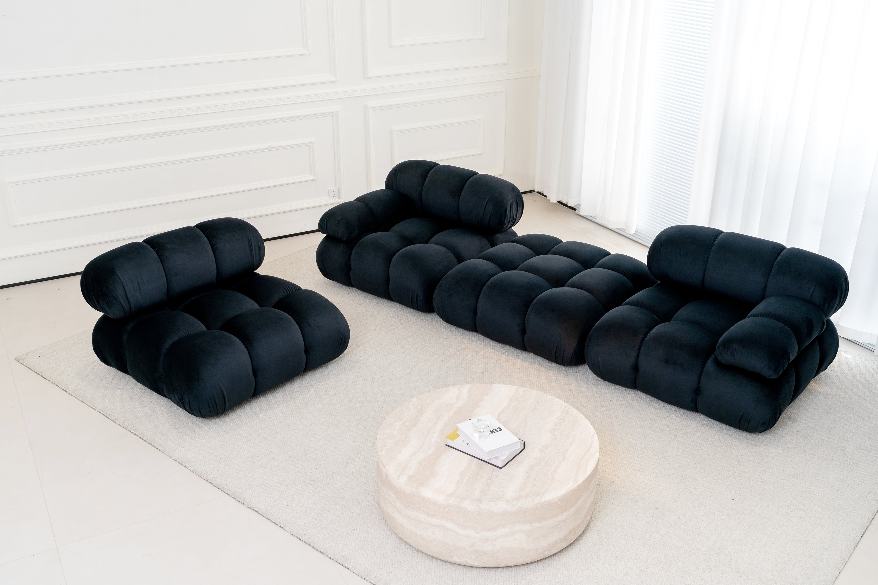 Maven Chaise Lounge Noir