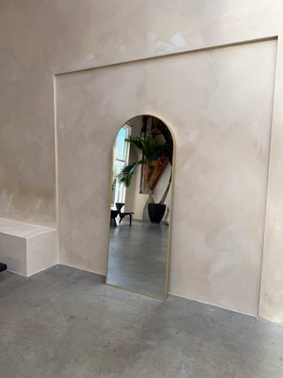 MINI MOON loft mirror | 180cm x 70cm goud