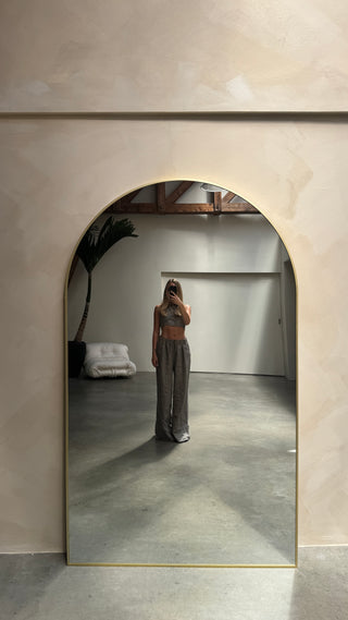 MEGA MOON mirror| 200 cm x 120 cm goud