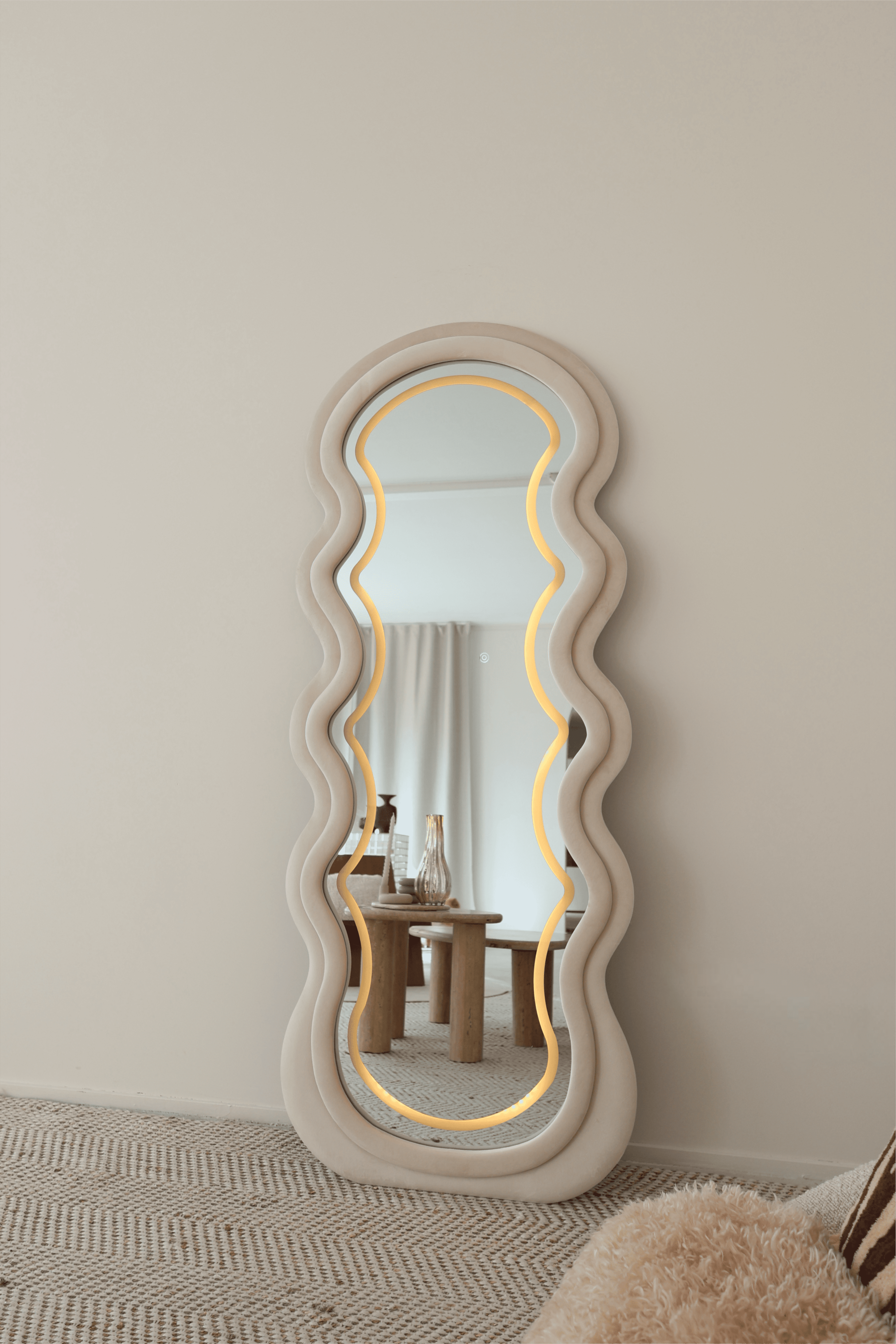 Wavy loft mirror 180 x 80